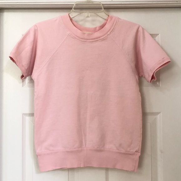 C&C California Pink Short Sleeve Pink Sweatshirt - Picture 14 of 16
